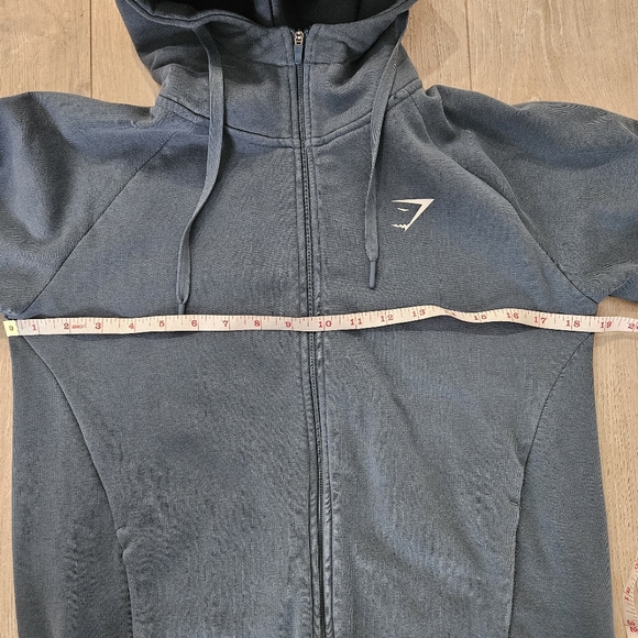 Gymshark Zip Training Hoodie, XS, Blue - Picture 11 of 13